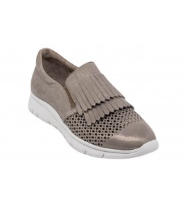 TOMASI SLIP ON SUAMI FORATO CHANEL TORTORA