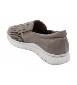 TOMASI SLIP ON SUAMI FORATO CHANEL TORTORA