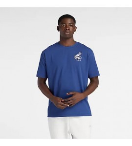 NEW BALANCE uomo t-shirt MT61X07I CITY RUN BLU
