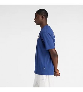 NEW BALANCE uomo t-shirt MT61X07I CITY RUN BLU