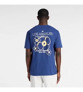 NEW BALANCE uomo t-shirt MT61X07I CITY RUN BLU