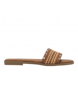 REFRESH ciabatta flat 175243 S.C. CAMEL