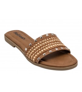 REFRESH ciabatta flat 175243 S.C. CAMEL