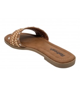 REFRESH ciabatta flat 175243 S.C. CAMEL