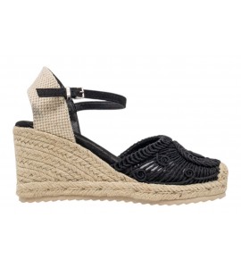 XTI donna espadrillas 143845 Z. TEX nero