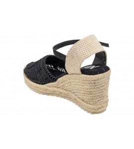XTI donna espadrillas 143845 Z. TEX nero