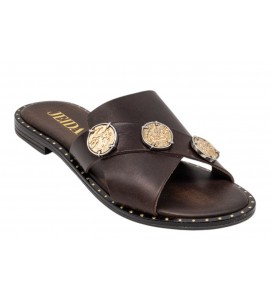 JEIDA CIABATTINA J21 VACCHETTA CAFFE