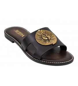 JEIDA CIABATTINA J55 VACCHETTA NERO