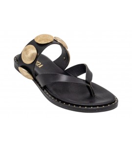 JEIDA sandalo donna infradito J13 VACCHETTA NERO
