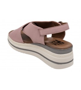 BUENO sandalo con zeppa WG0404 ROSA ANTICO