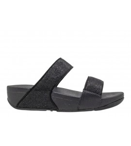FITFLOP ciabatta A4Y-001-050 LULU SHIMMERGLITZ BLACK