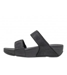 FITFLOP ciabatta A4Y-001-050 LULU SHIMMERGLITZ BLACK