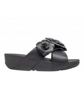 FITFLOP ciabatta A4M-001-065 LULU FLOWER CROSS BLACK