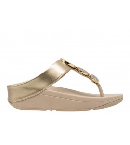 FITFLOP infradito HJ1-675-060 HALO BEAD PLATINO