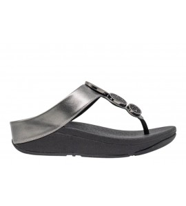 FITFLOP infradito HJ1-B06-060 HALO BEAD PEWTER BLACK