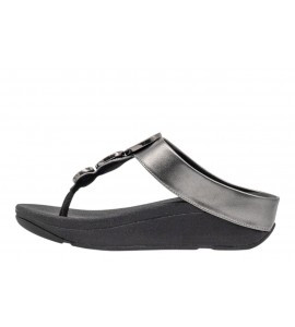 FITFLOP infradito HJ1-B06-060 HALO BEAD PEWTER BLACK