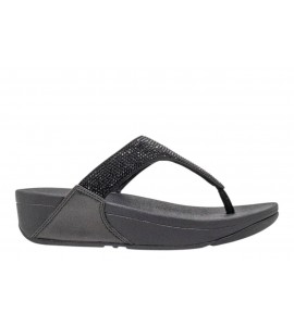 FITFLOP infradito EC5-090-065 LULY CRYSTAL ALL BLACK