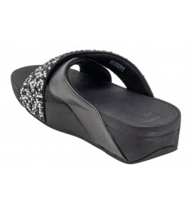 FITFLOP ciabatta JE2-090-065 LULU CRISTAL ALL BLACK