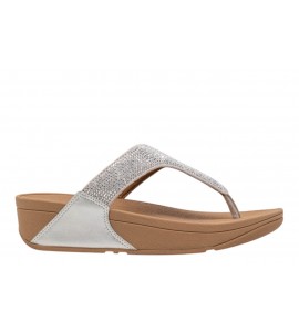 FITFLOP infradito EC5-D63-030 LULY CRYSTAL STEELED SILVER