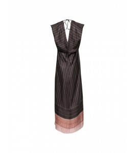 ALYSI ABITO SCOLLATO DIETRO 116319/P6063 CHOCO
