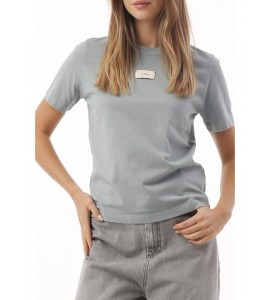 ALYSI 116419/P6027 T-SHIRT SLIM CELESTE