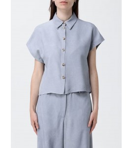 ALYSI CAMICIA CROPPED 116243/P6028 DENIM