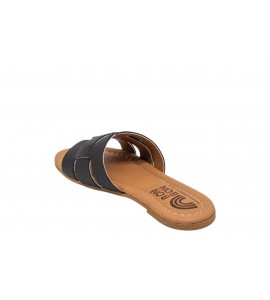 BON BON CIABATTINA BAMBINA 1011 PELLE NERO