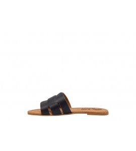 BON BON CIABATTINA BAMBINA 1011 PELLE NERO