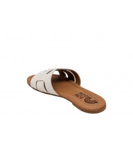 BON BON CIABATTINA BAMBINA 1011 PELLE OFF WHITE