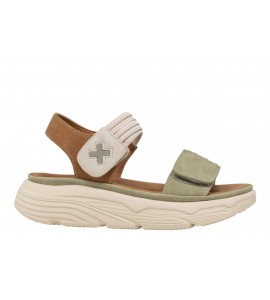 XTI donna sandalo 143986 S.C. kaki