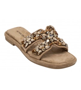 ALMA EN PENA ciabattina V268000 SUEDE SAND
