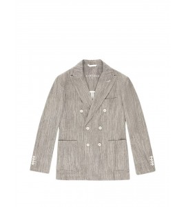 CIRCOLO CN5254/SCRUB DOUBLE-BREASTED