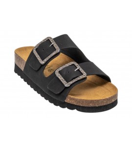 GRUNLAND donna ciabatta HOLA CB1819-M7 nero