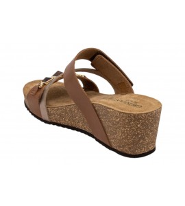 GRUNLAND donna ciabatta ERSI CB1846-70 cuoio