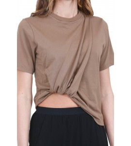 JUCCA J4318079/40/079 T-SHIRT GIROCOLLO ALMOND