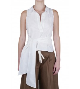 JUCCA J4312292/27/001 TOP INCROCIATO BIANCO