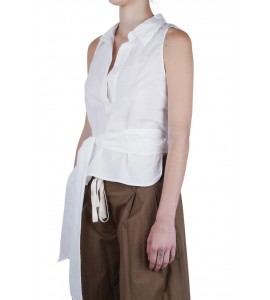 JUCCA J4312292/27/001 TOP INCROCIATO BIANCO
