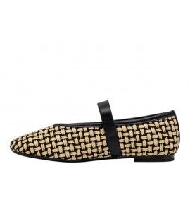 FRAU BALLERINA 69R3 BASKET PAGLIA NERO