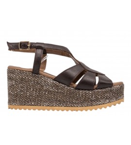 BUENO sandalo con zeppa G3001/200213 SCT./TAK BROWN