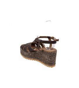 BUENO sandalo con zeppa G3001/200213 SCT./TAK BROWN