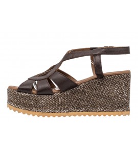 BUENO sandalo con zeppa G3001/200213 SCT./TAK BROWN