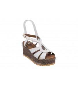 BUENO sandalo con zeppa G3001/200214 SCT./wht white