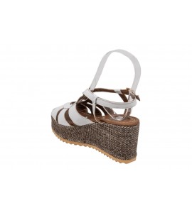 BUENO sandalo con zeppa G3001/200214 SCT./wht white