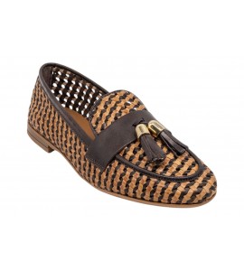 FRAU DONNA MOCASSINO 95V6 VENEZIA EBONY