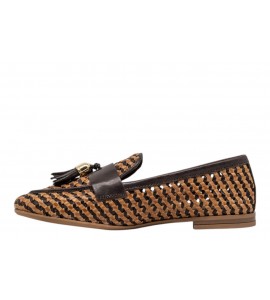 FRAU DONNA MOCASSINO 95V6 VENEZIA EBONY