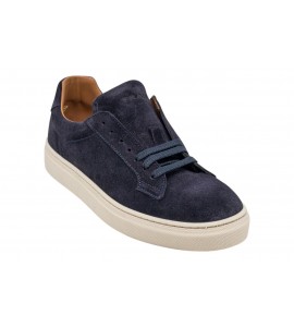 FRAU UOMO SNEAKERS 29B1 SUEDE BLU PANNA