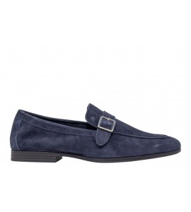 FRAU UOMO MOCASSINO 34B7 DAINO BLU