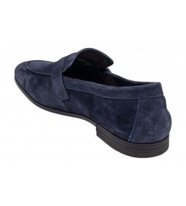 FRAU UOMO MOCASSINO 34B7 DAINO BLU