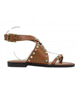 FRAU DONNA SANDALO 05V2 SWIRL CUOIO