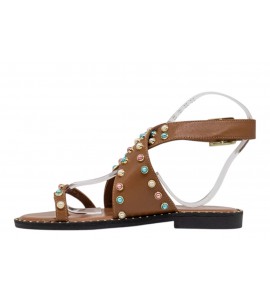 FRAU DONNA SANDALO 05V2 SWIRL CUOIO